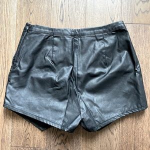 Abercrombie Leather Skort